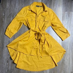 7th Ave New York & Company Yellow Tunic